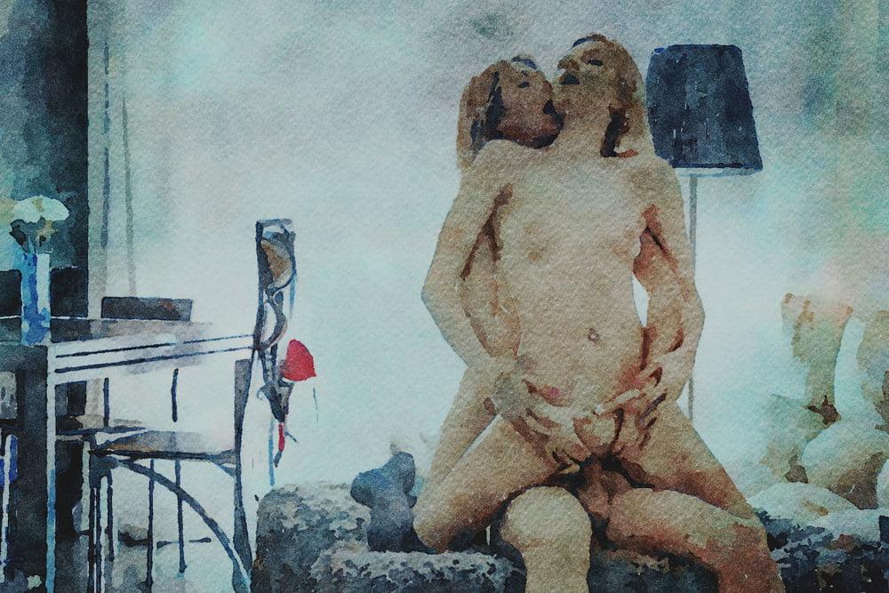 25P Erotic Digital Watercolor 47