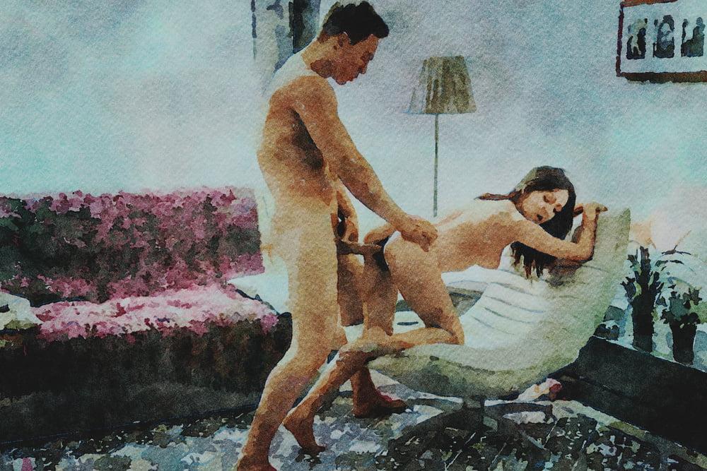 25P Erotic Digital Watercolor 47