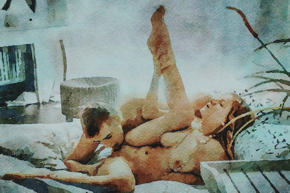 25P Erotic Digital Watercolor 47