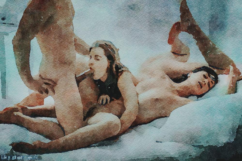 25P Erotic Digital Watercolor 47