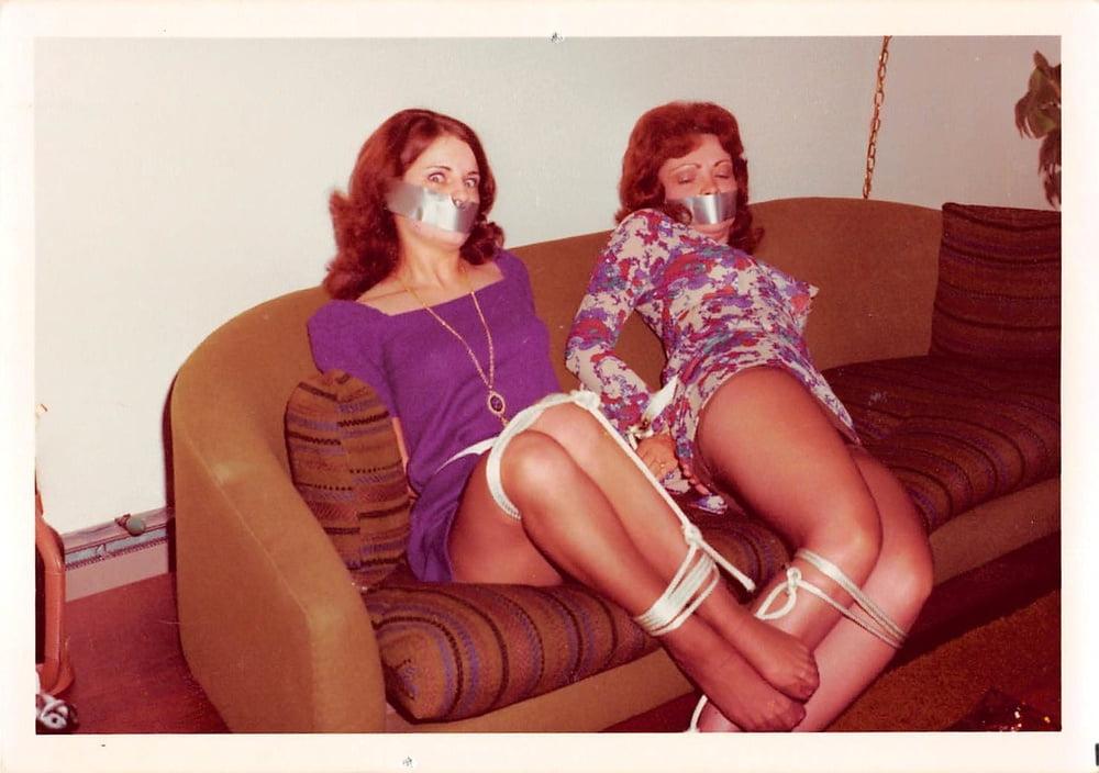 15P Tied Up Girls from the 70's