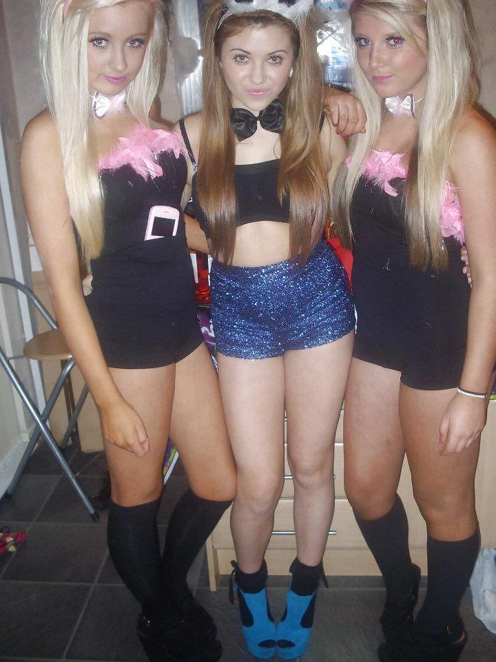 15P High heels on sexy teen