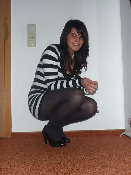 15P High heels on sexy teen
