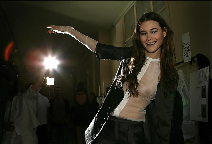 25P Backstage at a Fashionshow