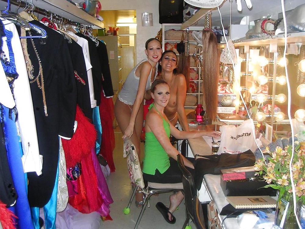 25P Backstage at a Fashionshow