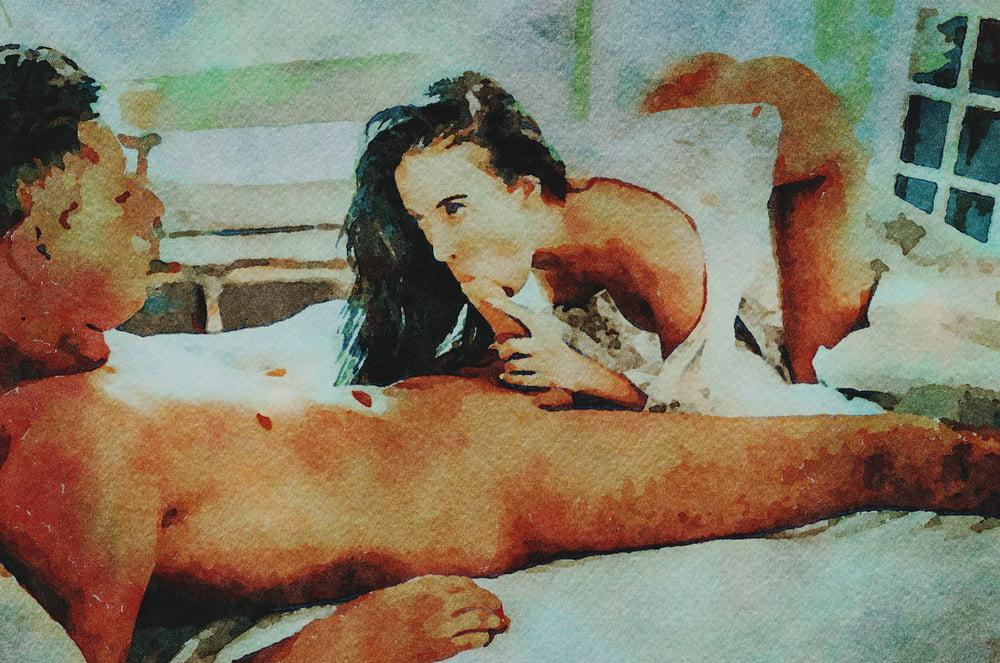 25P Erotic Digital Watercolor 20