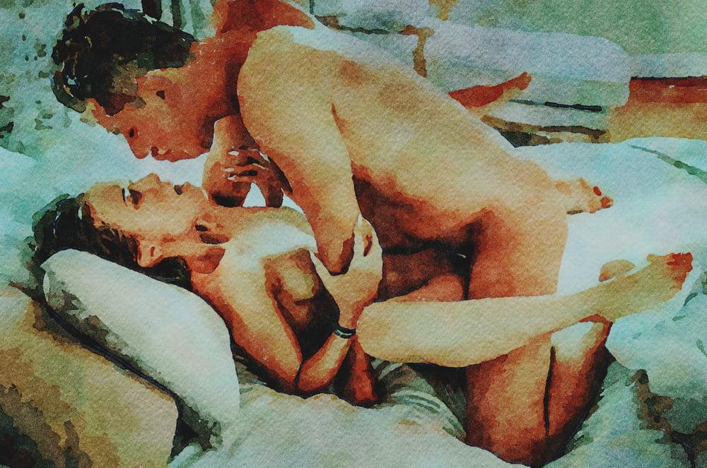 25P Erotic Digital Watercolor 20