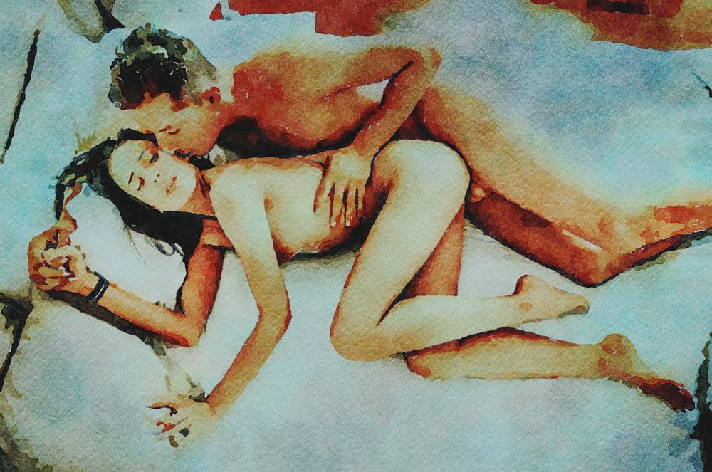25P Erotic Digital Watercolor 20