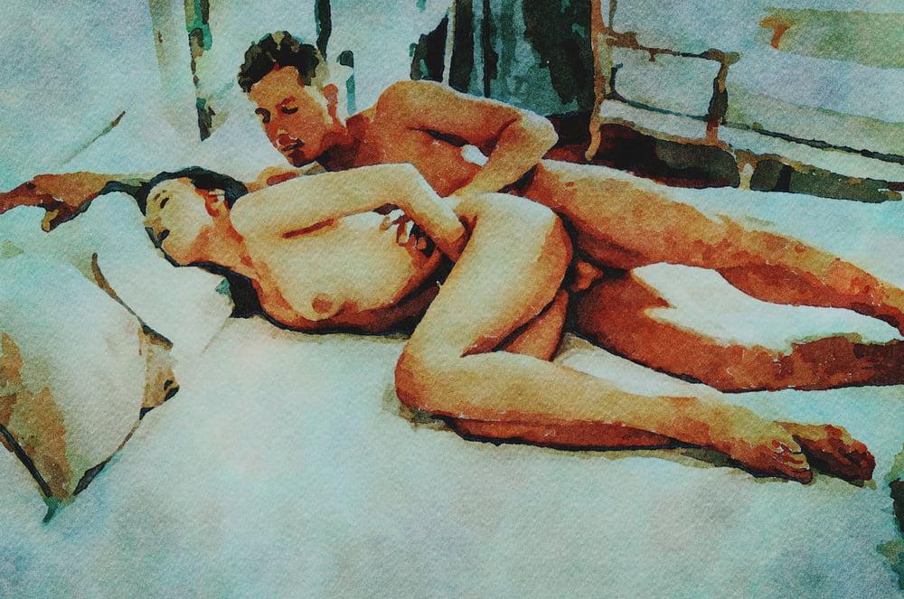 25P Erotic Digital Watercolor 20