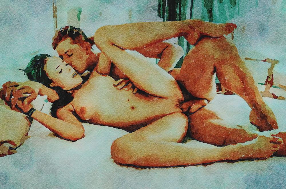 25P Erotic Digital Watercolor 20