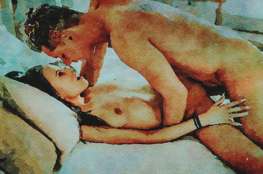 25P Erotic Digital Watercolor 20