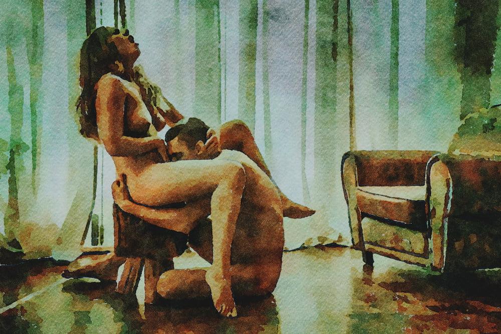 25P Erotic Digital Watercolor 19