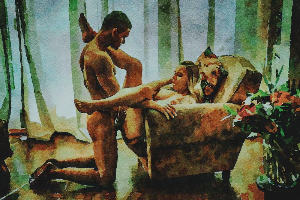 25P Erotic Digital Watercolor 19