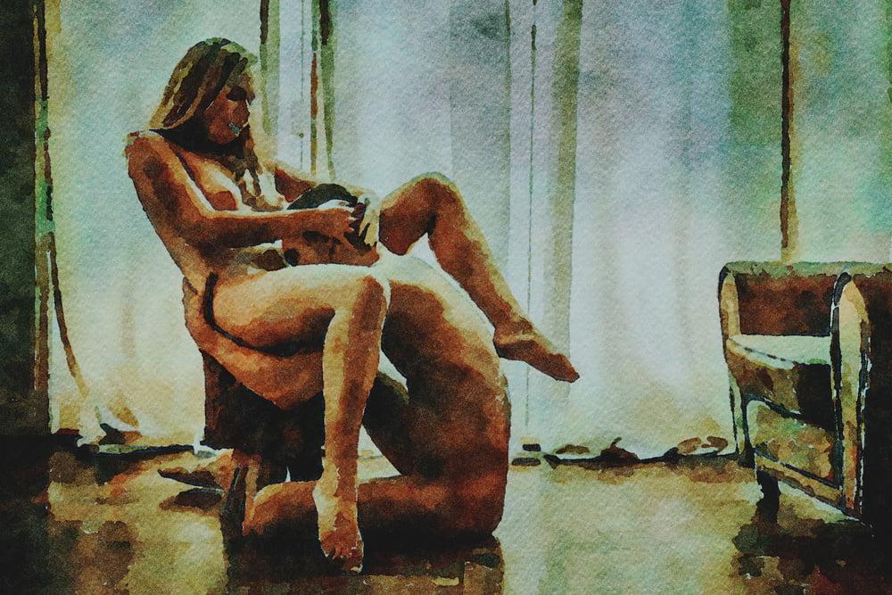 25P Erotic Digital Watercolor 19