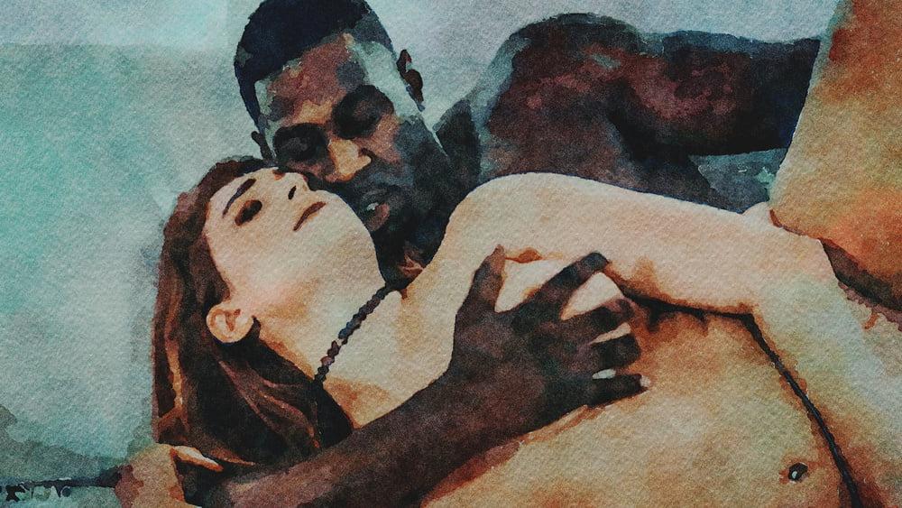 21P Erotic Digital Watercolor 14