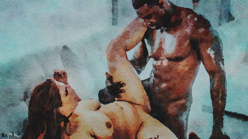 21P Erotic Digital Watercolor 14