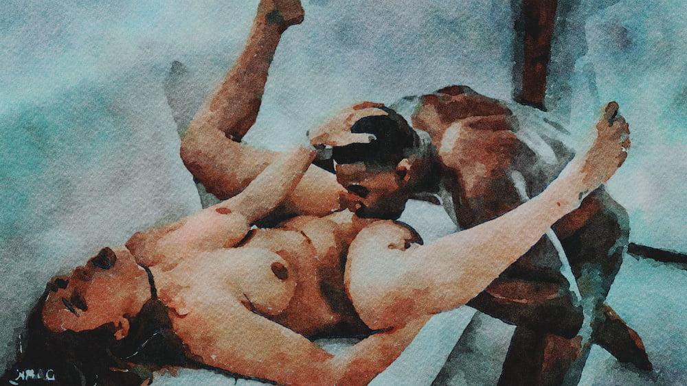 21P Erotic Digital Watercolor 14