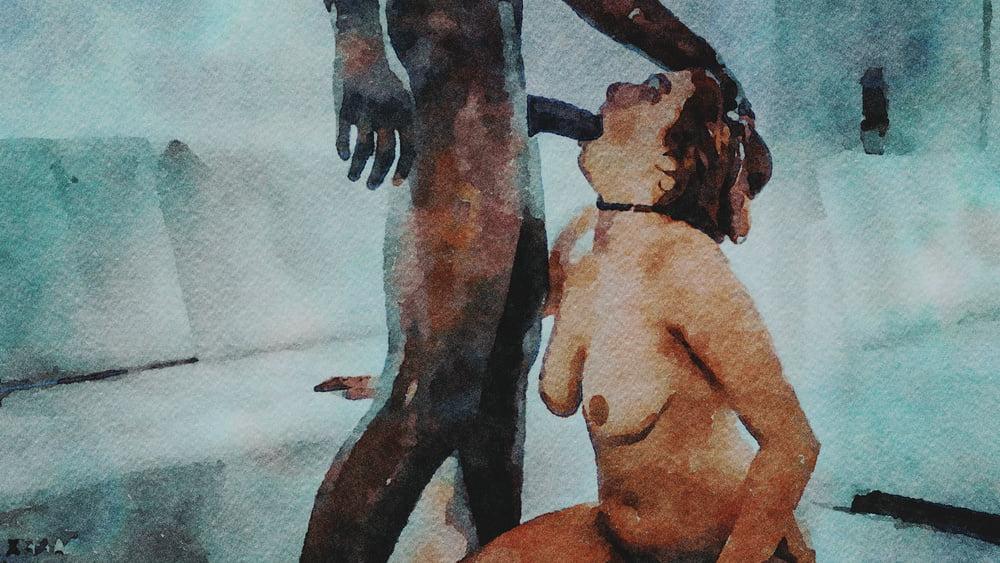 21P Erotic Digital Watercolor 14
