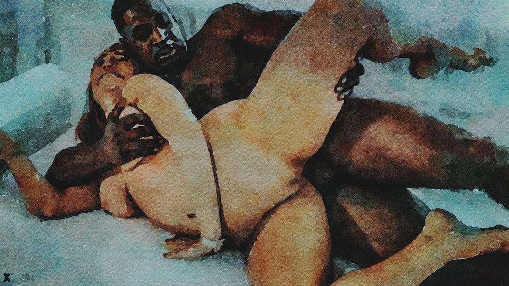21P Erotic Digital Watercolor 14