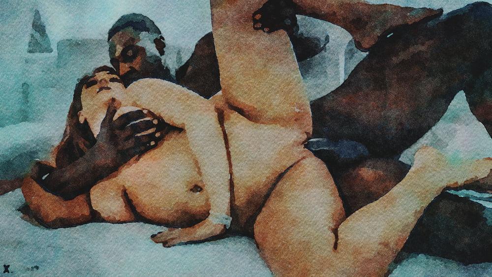 21P Erotic Digital Watercolor 14