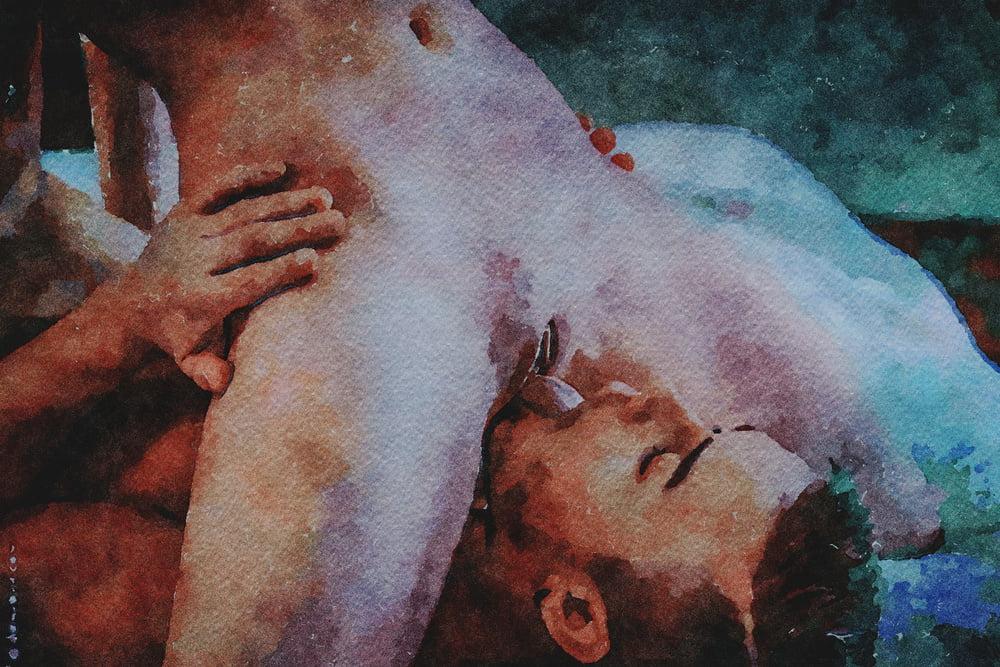 25P Erotic Digital Watercolor 5