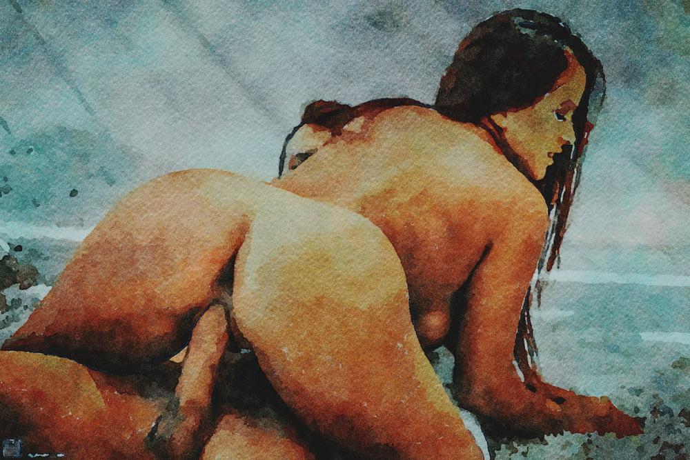 25P Erotic Digital Watercolor 12