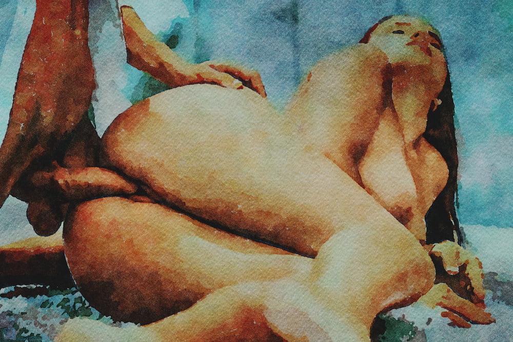 25P Erotic Digital Watercolor 12