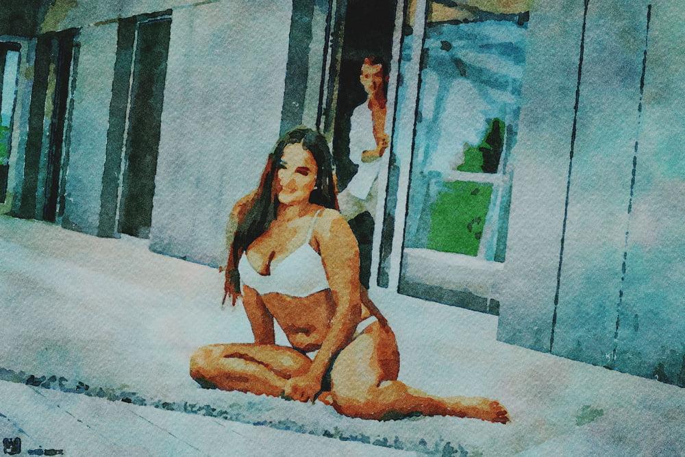 25P Erotic Digital Watercolor 12