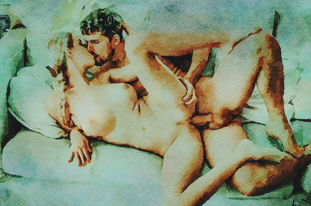 25P Erotic Digital Watercolor 15