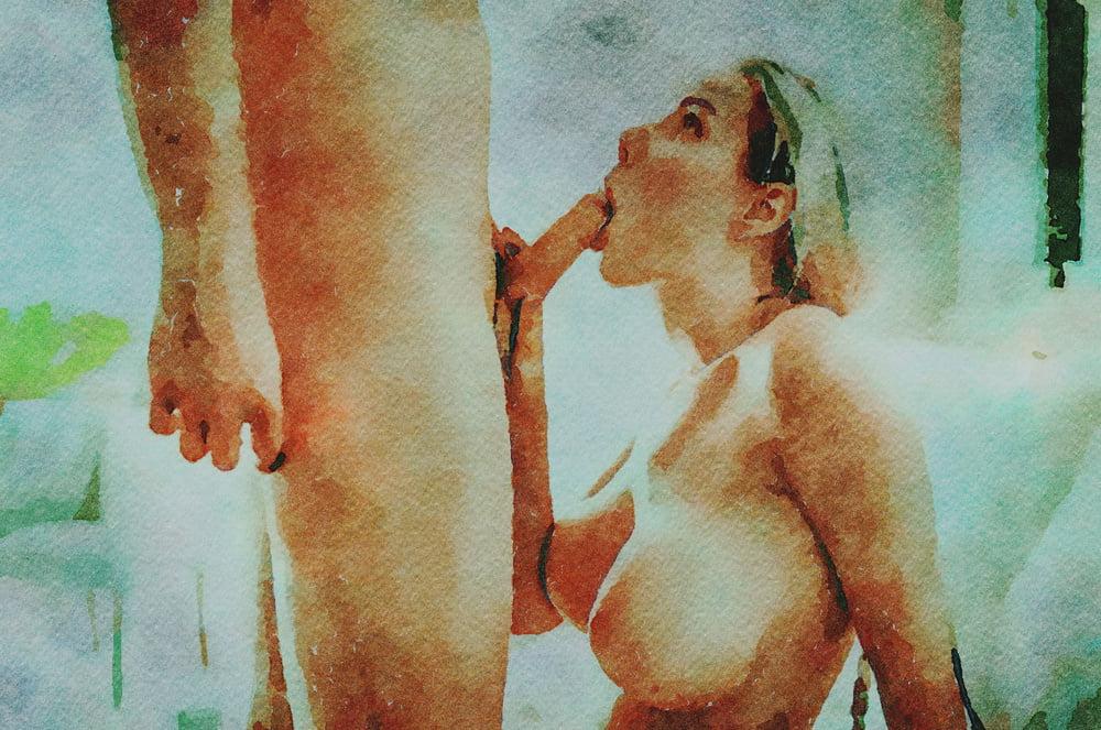 25P Erotic Digital Watercolor 15