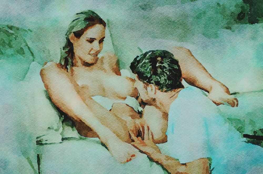 25P Erotic Digital Watercolor 15
