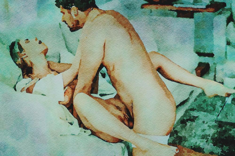 25P Erotic Digital Watercolor 15