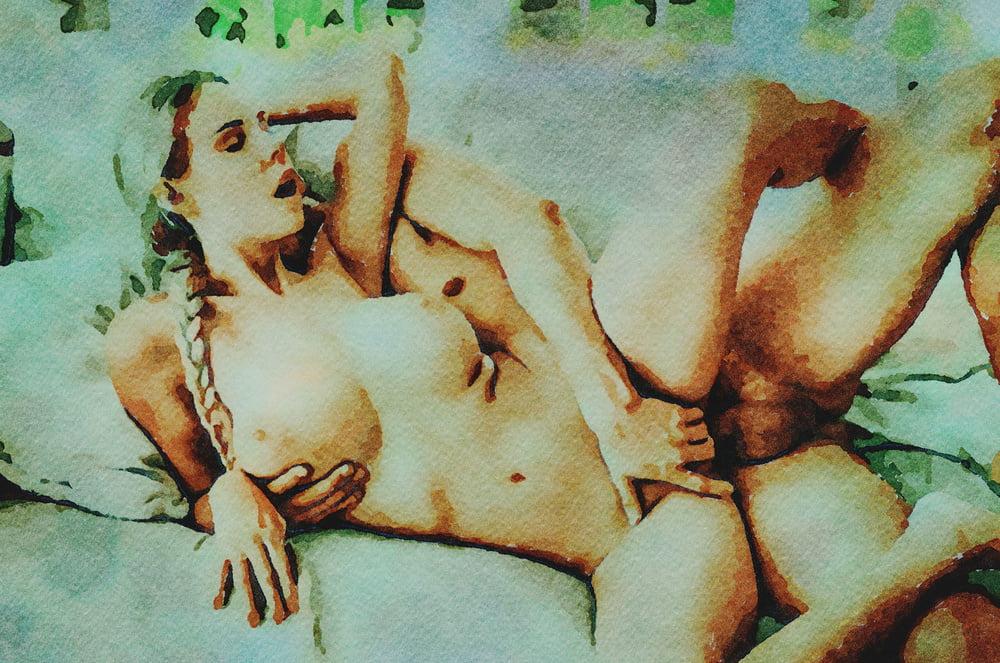 25P Erotic Digital Watercolor 15