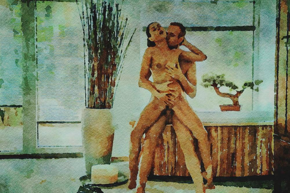 23P Erotic Digital Watercolor 8