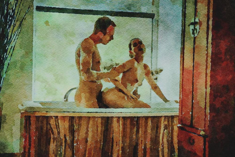 23P Erotic Digital Watercolor 8