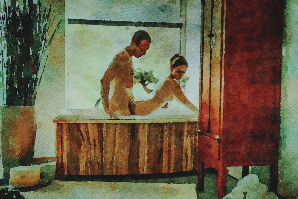 23P Erotic Digital Watercolor 8