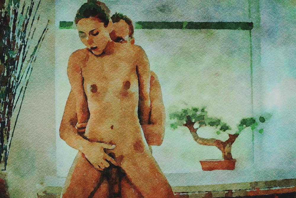 23P Erotic Digital Watercolor 8