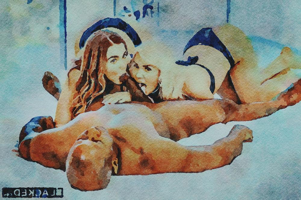 25P Erotic Digital Watercolor 10