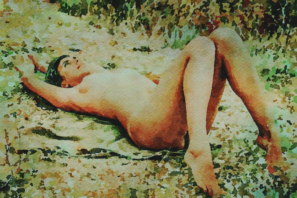 25P Erotic Digital Watercolor 16