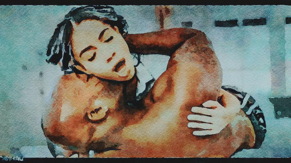 25P Erotic Digital Watercolor 13