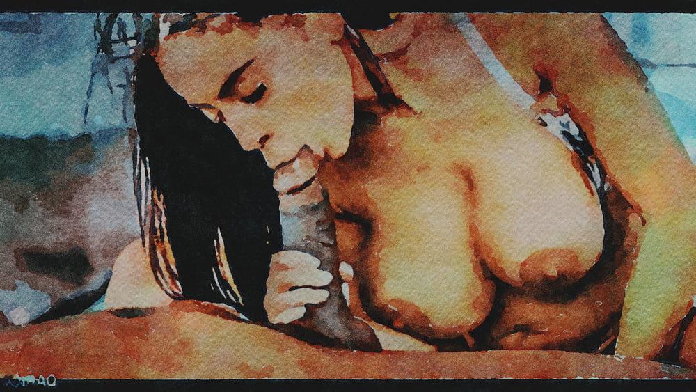 25P Erotic Digital Watercolor 13