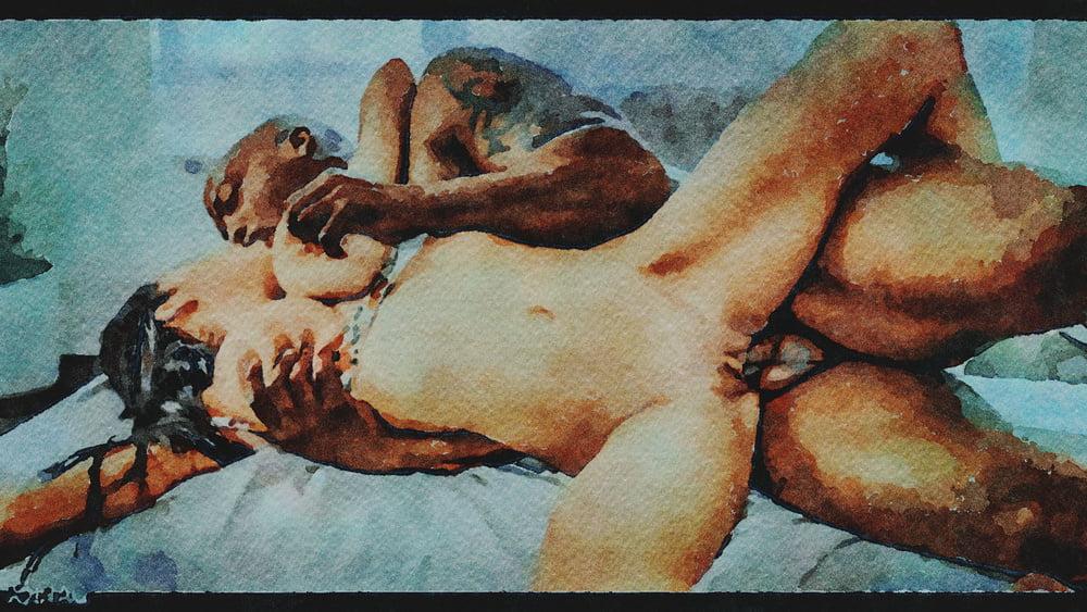 25P Erotic Digital Watercolor 13