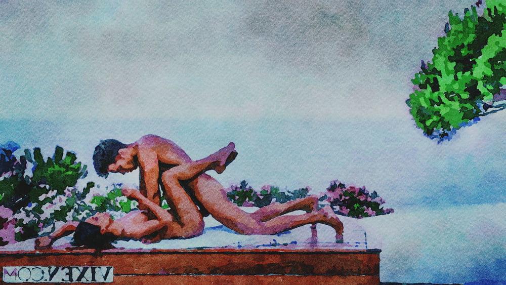 25P Erotic Digital Watercolor 11