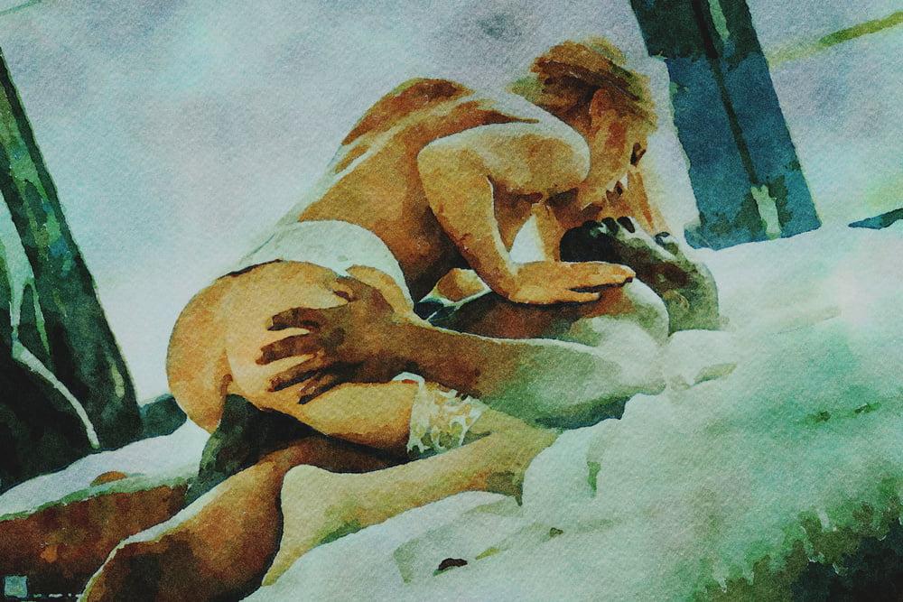 21P Erotic Digital Watercolor 6