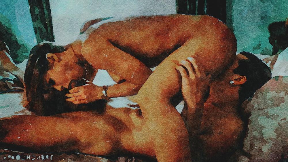 25P Erotic Digital Watercolor 9