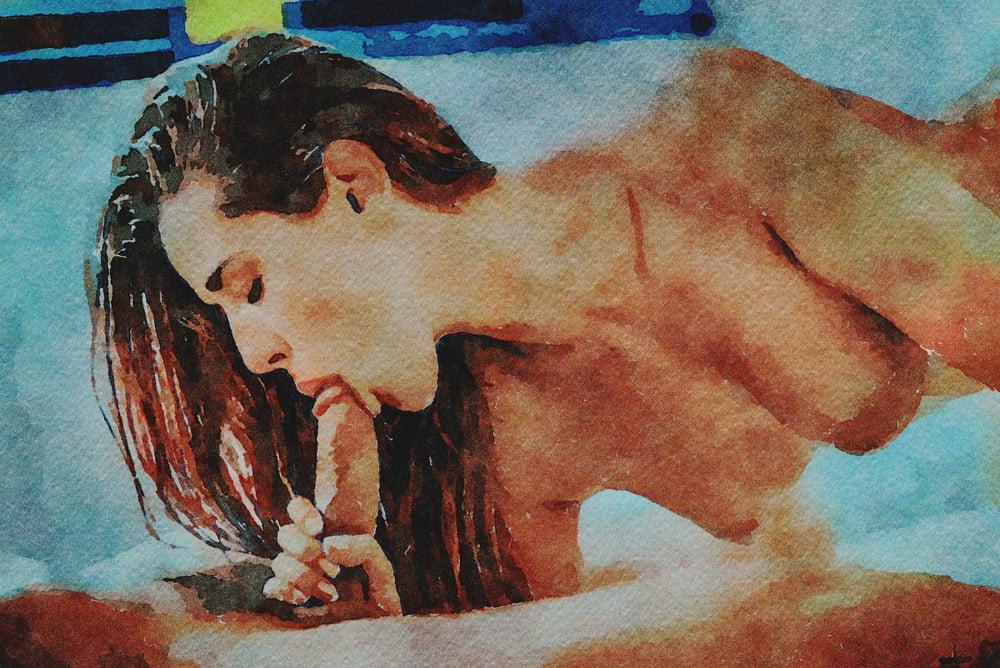 25P Erotic Digital Watercolor 2