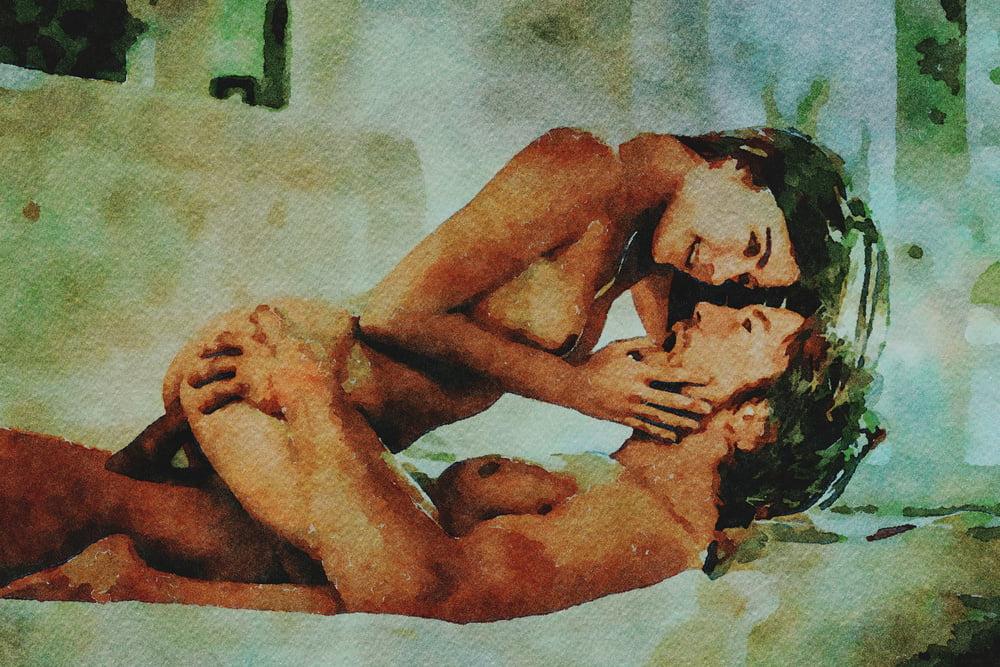 25P Erotic Digital Watercolor 2