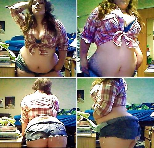 9P Big Boobs, Bellies and Jean Shorts