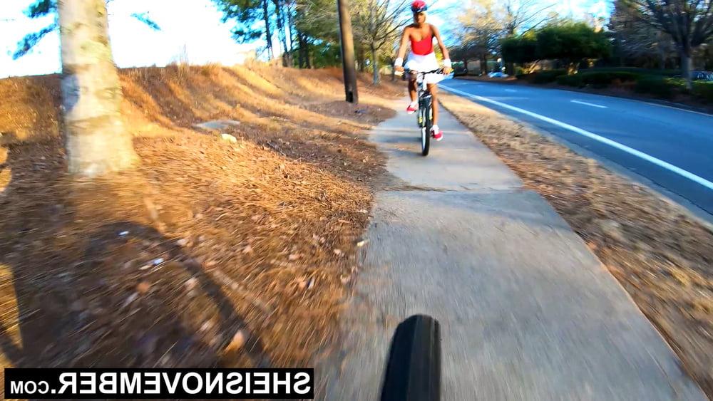 5P My Little Booty Tiny Ass Petite Ass Upskirt On Bike 4K Babe