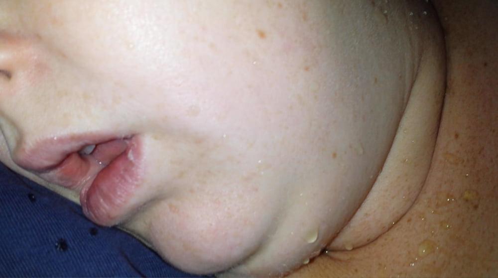 16P Grace with Cum and Piss all over her Face and Body
